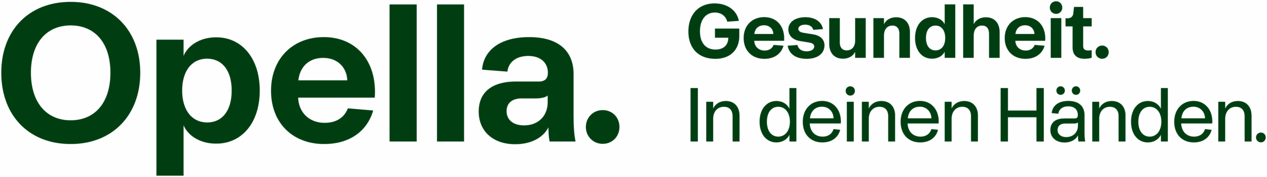 Opella. Health. In your hands. Logo