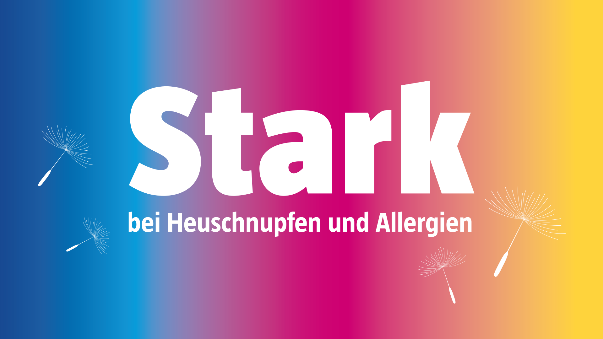 Abbildung des Mottos der Sandoz Hexal Teilnahme an der Apothekentour 2026 "Stark bei Heuschnupfen und Allergien"