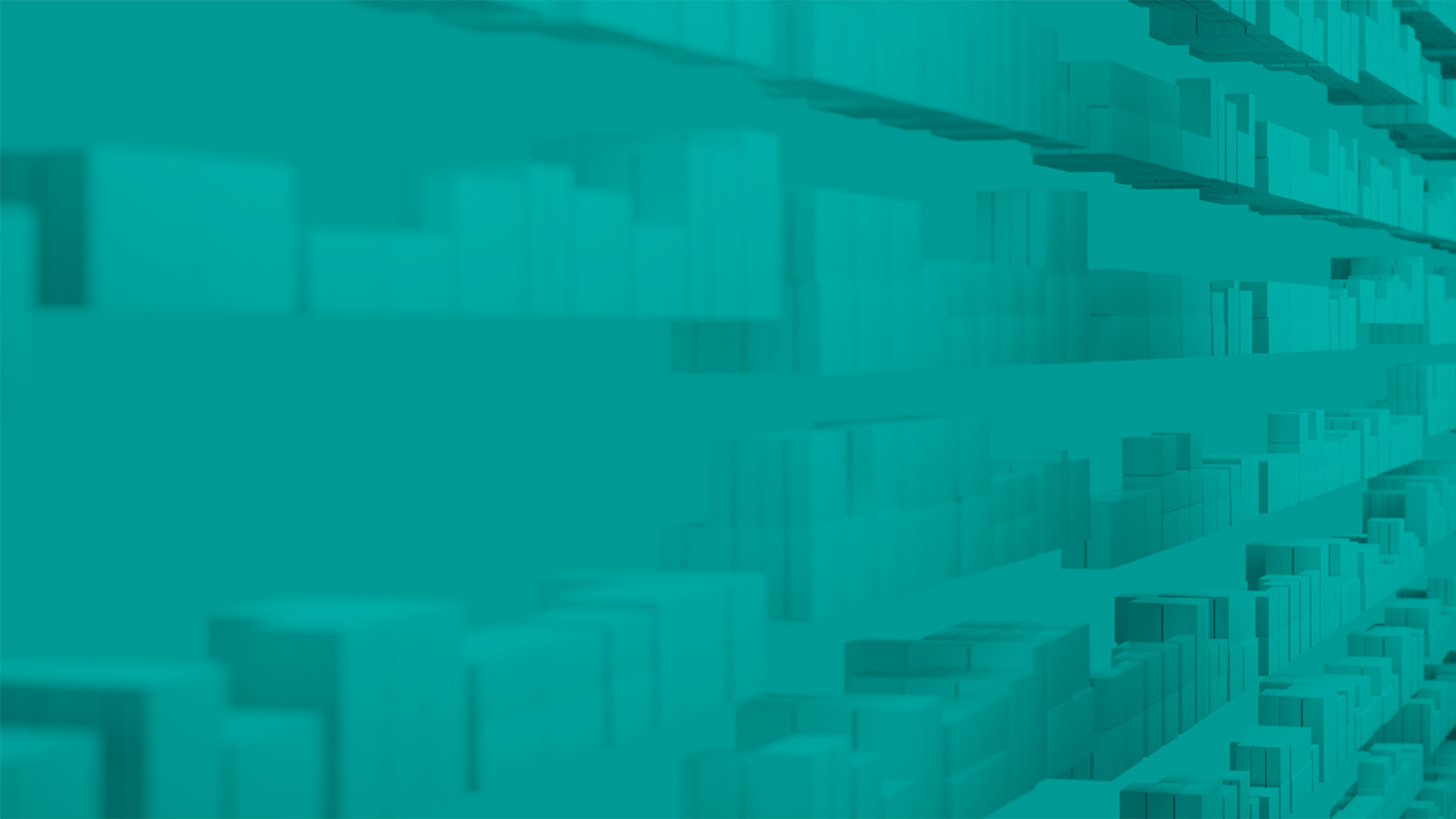 Unscharfe Apothekenregale mit Medikamenten vor türkisfarbenem Hintergrund