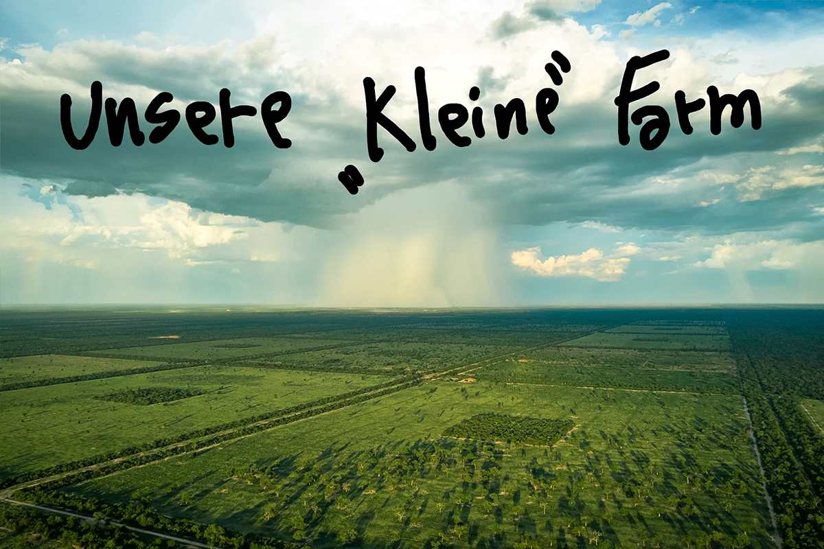 Luftaufnahme der eigenen nachhaltig geführten Farm in Paraguay des Familienunternehmens Azadivine GmbH mit dem Titel: Unsere kleine Farm